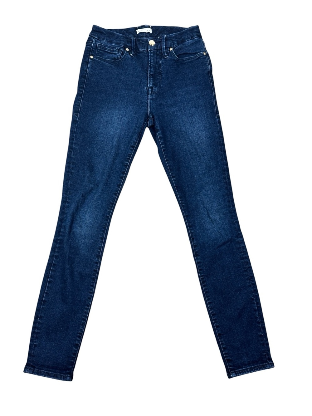 Good American Good Legs Mid Rise Skinny Jeans Blue Denim Dark Wash Size 2 / 26